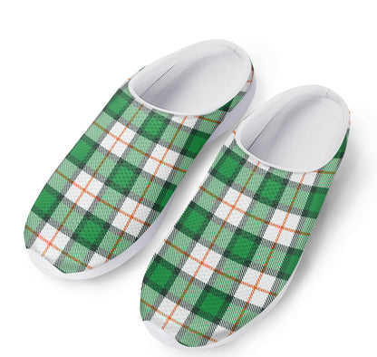 Irish Tartan St. Patrick's Day Print Mesh Casual Shoes