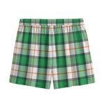 Irish Tartan St. Patrick's Day Print Mesh Shorts
