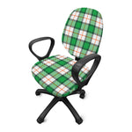 Irish Tartan St. Patrick's Day Print Office Chair Cover