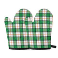 Irish Tartan St. Patrick's Day Print Oven Mitts