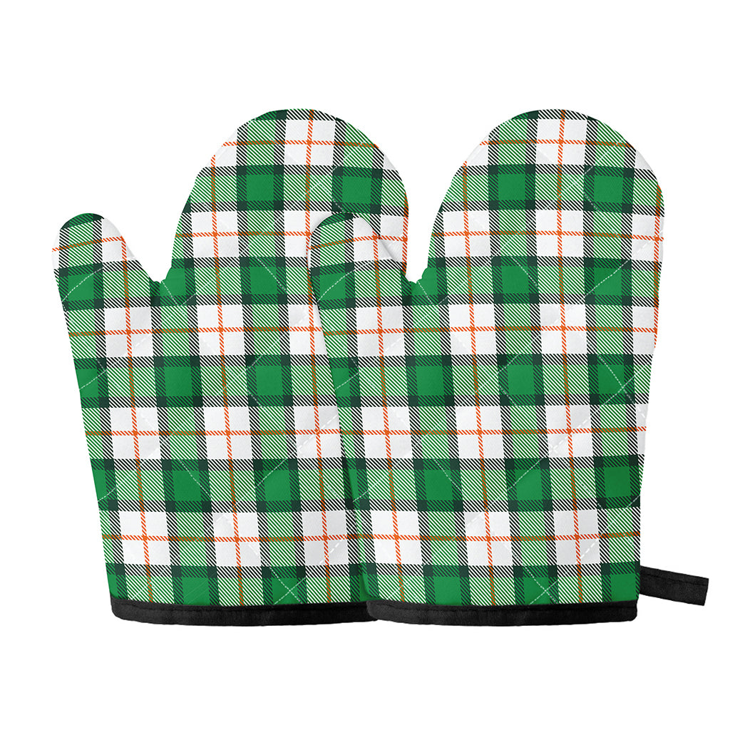 Irish Tartan St. Patrick's Day Print Oven Mitts