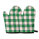 Irish Tartan St. Patrick's Day Print Oven Mitts