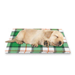 Irish Tartan St. Patrick's Day Print Pet Cooling Mat Cover