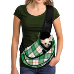 Irish Tartan St. Patrick's Day Print Pet Sling Carrier