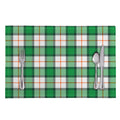 Irish Tartan St. Patrick's Day Print Placemat