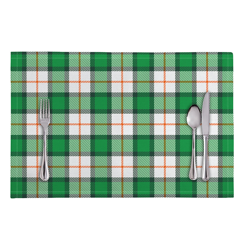 Irish Tartan St. Patrick's Day Print Placemat