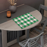 Irish Tartan St. Patrick's Day Print Placemat