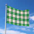 Irish Tartan St. Patrick's Day Print Polyester Flag