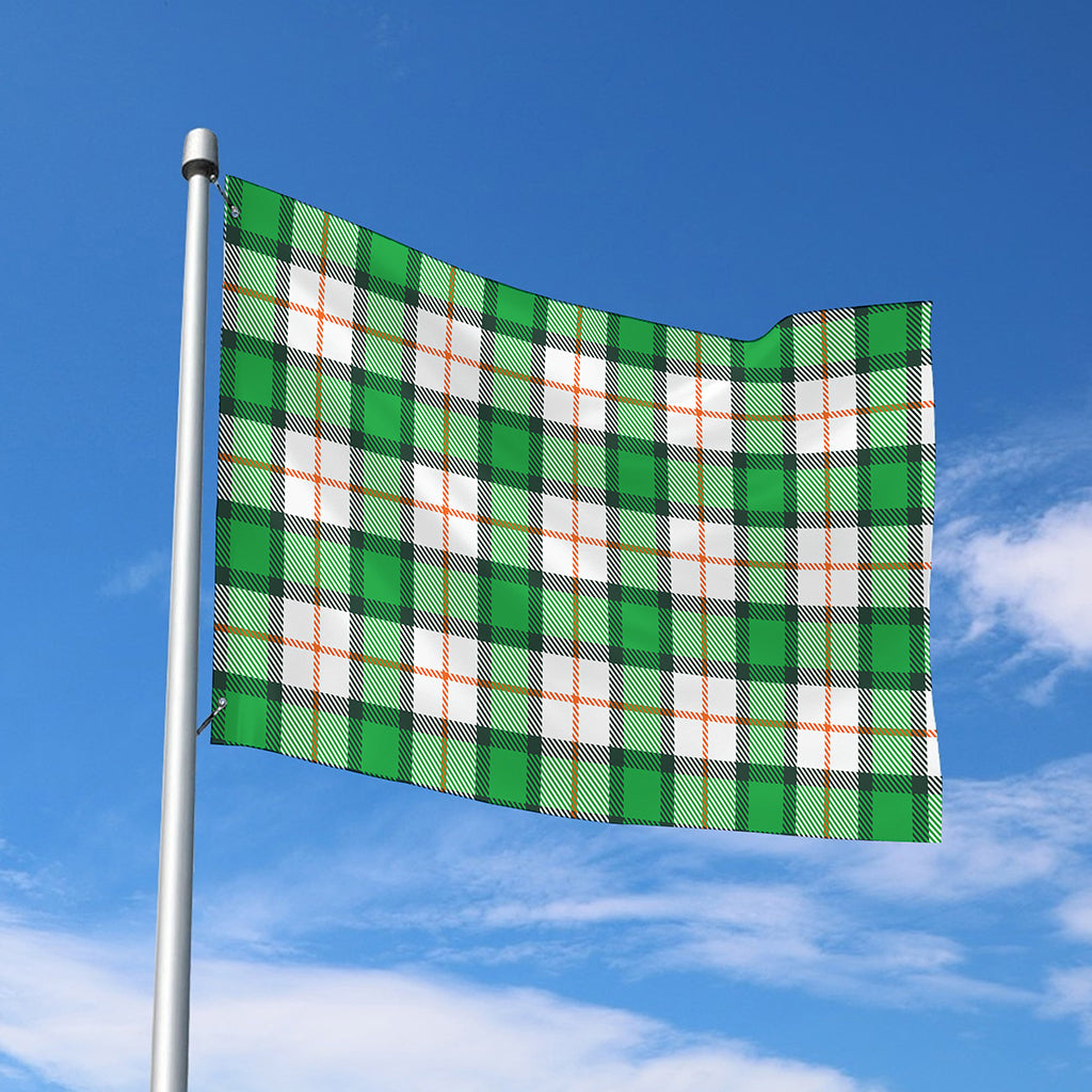 Irish Tartan St. Patrick's Day Print Polyester Flag