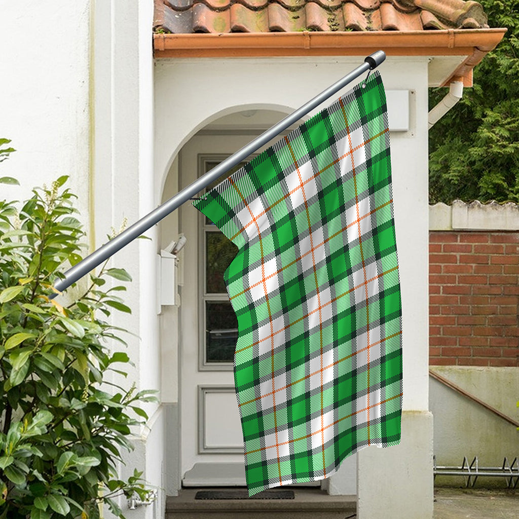 Irish Tartan St. Patrick's Day Print Polyester Flag