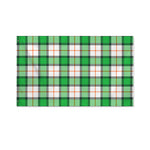 Irish Tartan St. Patrick's Day Print Polyester Flag