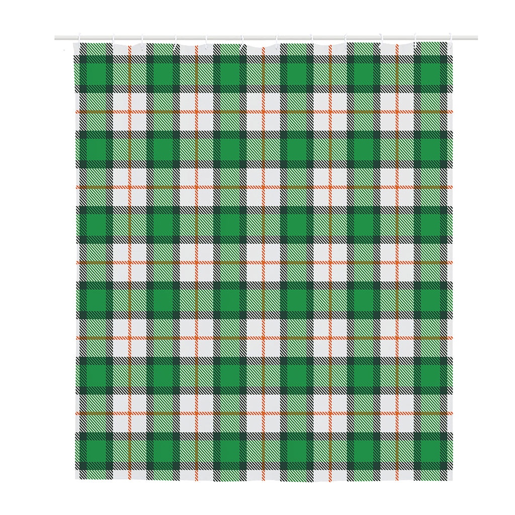 Irish Tartan St. Patrick's Day Print Polyester Shower Curtain