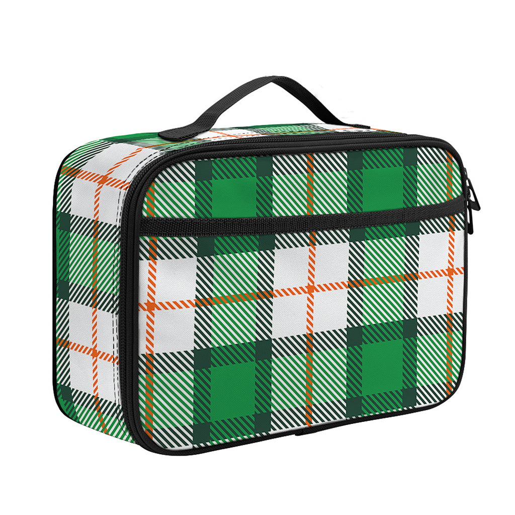 Irish Tartan St. Patrick's Day Print Portable Lunch Bag