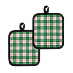 Irish Tartan St. Patrick's Day Print Pot Holders