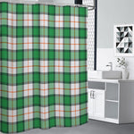 Irish Tartan St. Patrick's Day Print Premium Shower Curtain