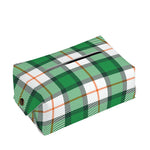 Irish Tartan St. Patrick's Day Print Rectangle Tissue Box Cover