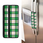 Irish Tartan St. Patrick's Day Print Refrigerator Handle Covers