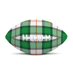 Irish Tartan St. Patrick's Day Print Rugby Ball