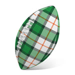 Irish Tartan St. Patrick's Day Print Rugby Ball