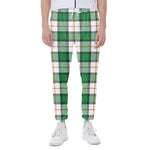 Irish Tartan St. Patrick's Day Print Scuba Joggers