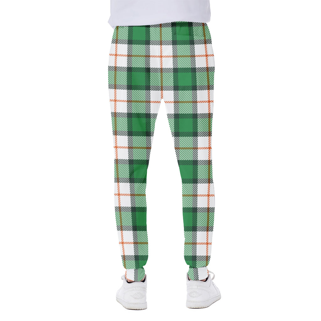 Irish Tartan St. Patrick's Day Print Scuba Joggers