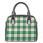 Irish Tartan St. Patrick's Day Print Shoulder Handbag