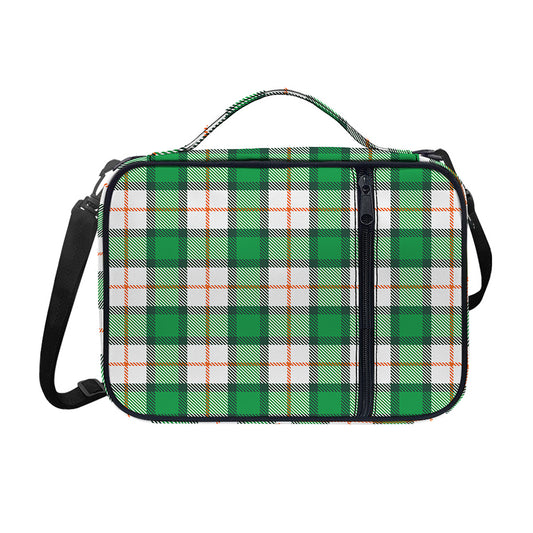Irish Tartan St. Patrick's Day Print Shoulder Strap Bible Bag