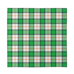 Irish Tartan St. Patrick's Day Print Silk Bandana
