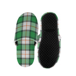 Irish Tartan St. Patrick's Day Print Slippers