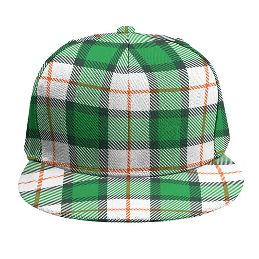 Irish Tartan St. Patrick's Day Print Snapback Cap
