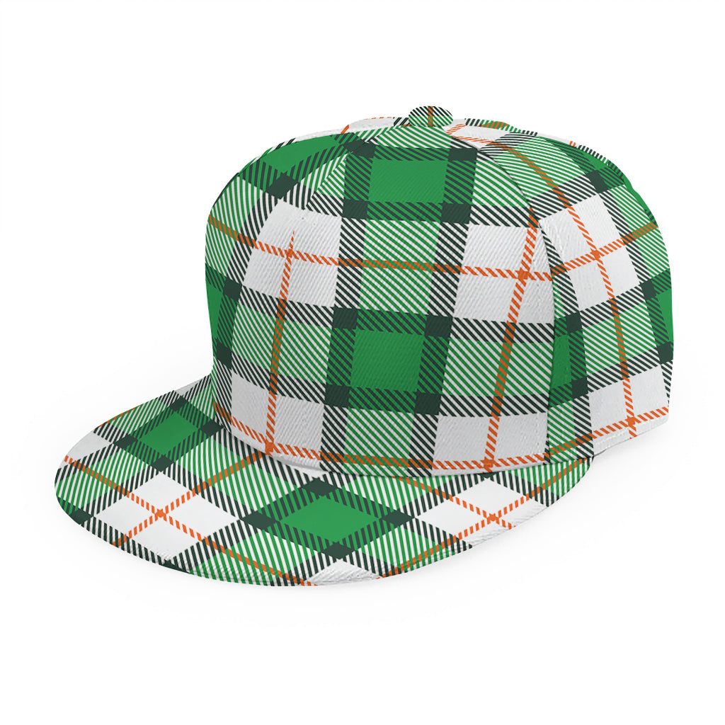 Irish Tartan St. Patrick's Day Print Snapback Cap