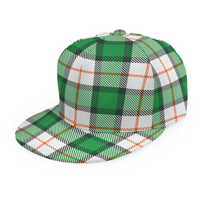 Irish Tartan St. Patrick's Day Print Snapback Cap