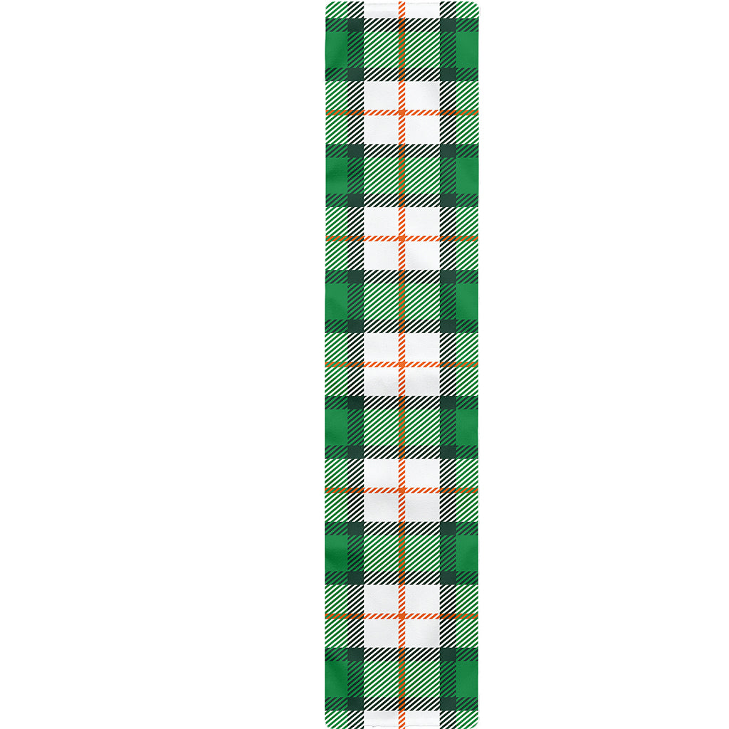 Irish Tartan St. Patrick's Day Print Table Runner