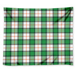 Irish Tartan St. Patrick's Day Print Tapestry