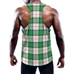 Irish Tartan St. Patrick's Day Print Training Tank Top