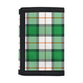 Irish Tartan St. Patrick's Day Print Trifold Wallet