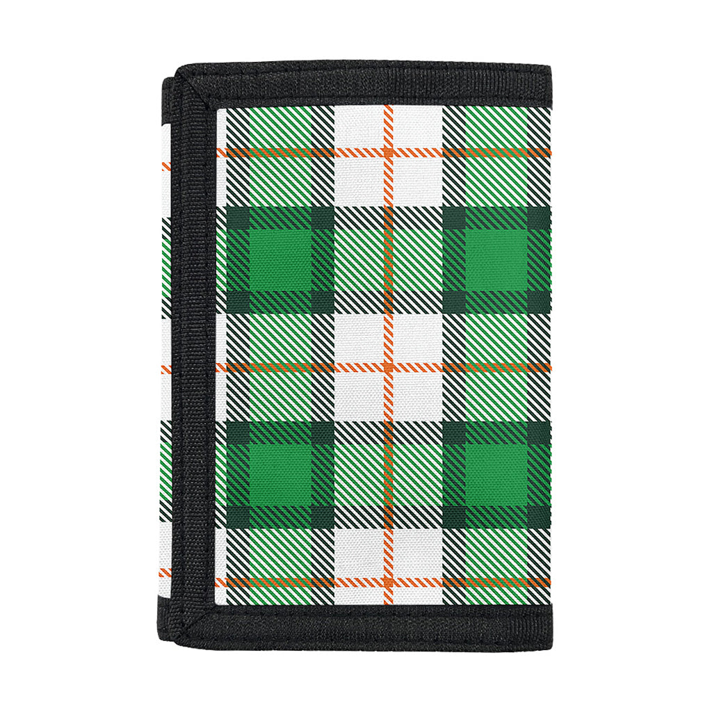 Irish Tartan St. Patrick's Day Print Trifold Wallet