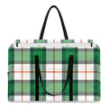 Irish Tartan St. Patrick's Day Print Utility Tote Bag