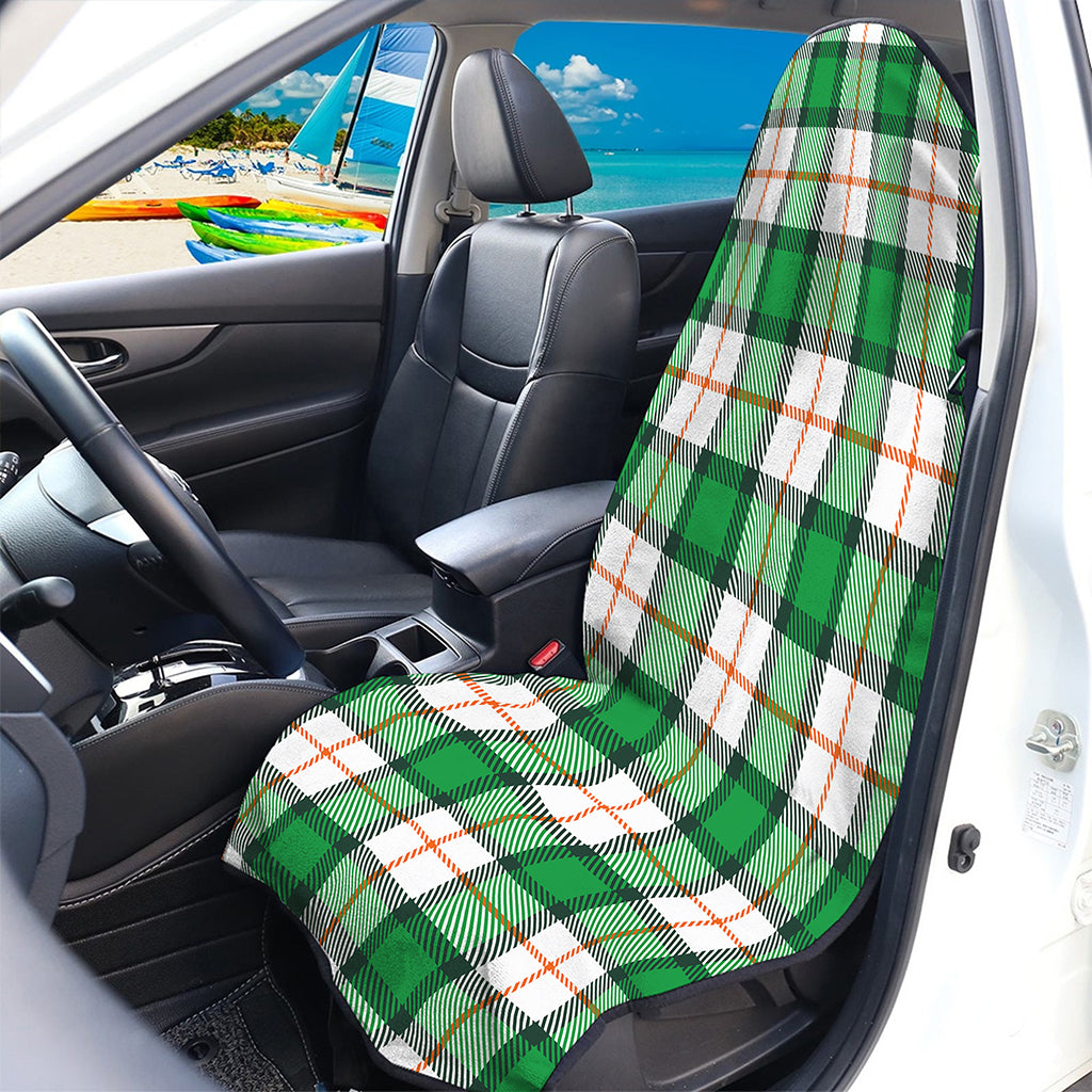 Irish Tartan St. Patrick's Day Print Waterproof Car Seat Cover