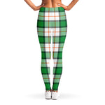 Irish Tartan St. Patrick's Day Print Women's Leggings