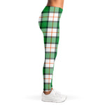 Irish Tartan St. Patrick's Day Print Women's Leggings