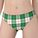 Irish Tartan St. Patrick's Day Print Women's Panties