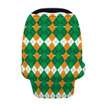 Irish Themed Argyle Pattern Print Baby Seat Cover