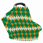 Irish Themed Argyle Pattern Print Baby Seat Cover