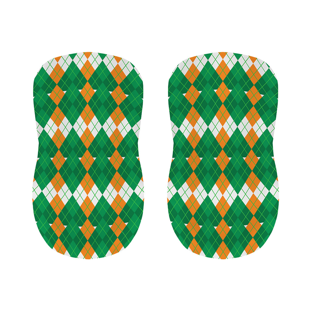 Irish Themed Argyle Pattern Print Bar Stool Covers