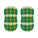 Irish Themed Argyle Pattern Print Bar Stool Covers