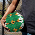 Irish Themed Argyle Pattern Print Basketball