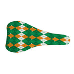 Irish Themed Argyle Pattern Print Bicycle Seat Cover