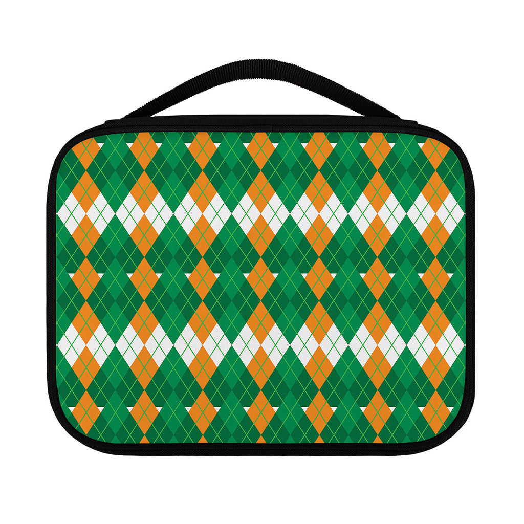 Irish Themed Argyle Pattern Print Classic Bible Case