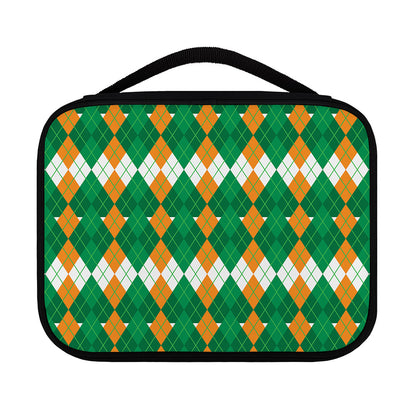 Irish Themed Argyle Pattern Print Classic Bible Case
